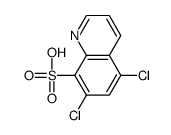 8-Quinolinesulfonic acid,5,7-dichloro- Structure