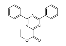 4,6-Diphenyl-1,3,5-triazine-2-carboxylic acid ethyl ester Structure