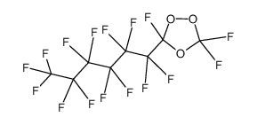 3,3,5-trifluoro-5-tridecafluorohexyl-1,2,4-trioxolane Structure