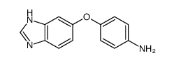 4-((1H-BENZO[D]IMIDAZOL-6-YL)OXY)ANILINE Structure