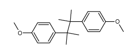2,3-bis(4-methoxyphenyl)-2,3-dimethylbutane结构式