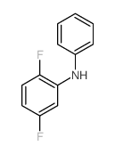 2,5-difluoro-N-phenyl-aniline结构式