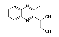 1-(3-methylquinoxalin-2-yl)ethane-1,2-diol Structure