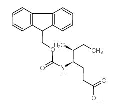 4-FMOC-(R)-AMINO-5-(S)METHYL HEPTANOIC ACID结构式