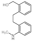 Benzenemethanol,2-[2-[2-(methylamino)phenyl]ethyl]- Structure