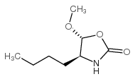 2-Oxazolidinone,4-butyl-5-methoxy-,(4S,5R)-(9CI) Structure