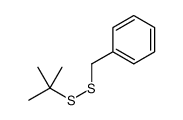 (tert-butyldisulfanyl)methylbenzene结构式