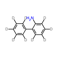 邻氨基联苯-D9结构式