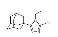 5-Adamantan-1-yl-4-allyl-4H-[1,2,4]triazole-3-thiol Structure