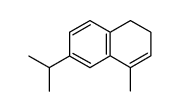 6-isopropyl-4-methyl-1,2-dihydro-naphthalene结构式
