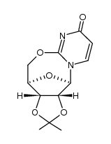 2',3'-O-isopropylidene-O2,5'-cyclouridine Structure