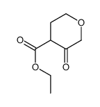 3-氧代四氢-2H-吡喃-4-羧酸乙酯结构式