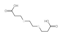 Propanoic acid,3,3'-[1,2-ethanediylbis(thio)]bis-结构式