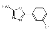 2-(3-Bromophenyl)-5-methyl-1,3,4-oxadiazole Structure