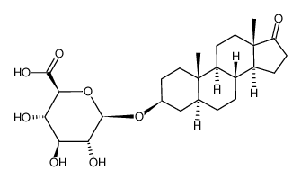 Epiandrosterone glucuronide Structure