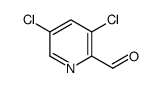 3,5-二氯吡啶甲醛结构式