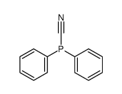 diphenylphosphinous cyanide Structure