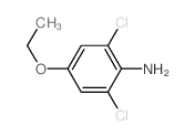 Benzenamine,2,6-dichloro-4-ethoxy- Structure