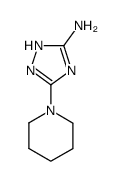 5-amino-2-(piperidinyl)-1H-1,2,4-triazole Structure