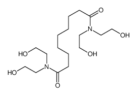 N,N,N',N'-tetrakis(2-hydroxyethyl)nonanediamide structure