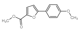 5-(4-甲氧苯基)呋喃-2-羧酸甲酯结构式