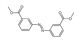 3,3'-Azobisbenzoic acid dimethyl ester结构式