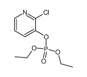 diethyl 2-chloropyridin-3-yl phosphate Structure