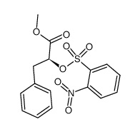 (S)-3-phenyllactic acid methyl ester o-nitrobenzenesulfonate Structure