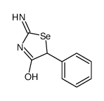 2-amino-5-phenyl-1,3-selenazol-4-one结构式