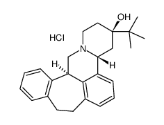 (-)-Butaclamol Hydrochloride Structure