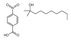 2-methyldecan-2-ol,4-nitrobenzoic acid Structure