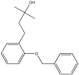 α,α-Dimethyl-2-(phenylmethoxy)benzene-1-propanol structure