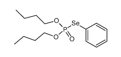 O,O-di-n-butyl Se-phenyl phosphoroselenoate Structure