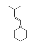 N-(3-methyl-1-butenyl)piperidine结构式