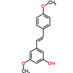 3-Hydroxy-4',5-dimethoxystilbene structure