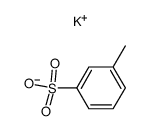 potassium 3-methylbenzenesulfonate Structure