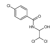4-chloro-N-(2,2-dichloro-1-hydroxyethyl)benzamide结构式