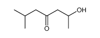 2-hydroxy-6-methyl-heptan-4-one结构式