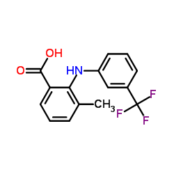 Benzoic acid,3-methyl-2-[[3-(trifluoromethyl)phenyl]amino]-结构式