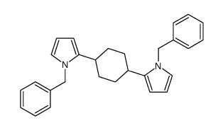 1-benzyl-2-[4-(1-benzylpyrrol-2-yl)cyclohexyl]pyrrole结构式