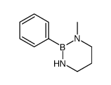1-methyl-2-phenyl-1,3,2-diazaborinane结构式