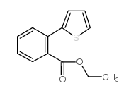 2-噻吩-2-基苯甲酸乙酯结构式