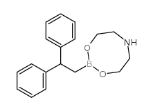 2,2-DIPHENYL-1-ETHYLBORONIC ACID DIETHANOLAMINE ESTER Structure