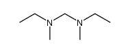 N,N'-diethyl-N,N'-dimethyldiaminomethane结构式