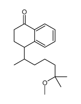 4-(6-methoxy-6-methylheptan-2-yl)-3,4-dihydro-2H-naphthalen-1-one结构式