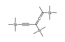 2,4,6-Tris(trimethylsilyl)-2,3-hexadien-5-yne结构式