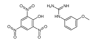 2-(3-methoxyphenyl)guanidine,2,4,6-trinitrophenol结构式