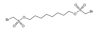 1,8-bis-bromomethanesulfonyloxy-octane Structure