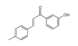 1-(3-hydroxyphenyl)-3-(4-methylphenyl)prop-2-en-1-one结构式
