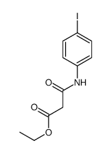 ethyl 3-(4-iodoanilino)-3-oxopropanoate Structure